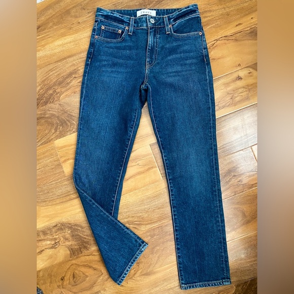 🔥TRAVE Revolve Irina Slim Wonderwall Jeans High Mid Rise Ankle Classic USA 26 - Picture 10 of 12